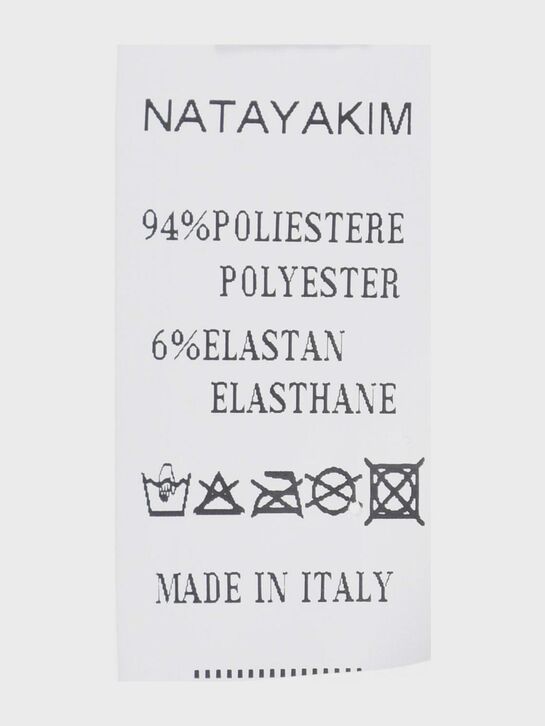 Черный топ с удлиненной шнуровкой NATAYAKIM | Фото 8