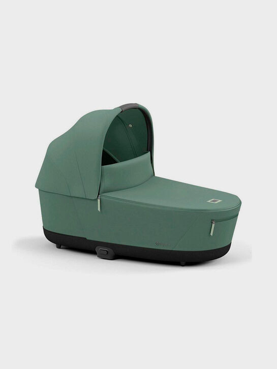 Коляска 2 в 1 Priam IV Rosegold цвет Leaf Green в комплекте со спальным блоком Lux Carry Cot и креслом Cloud T CYBEX | Фото 5