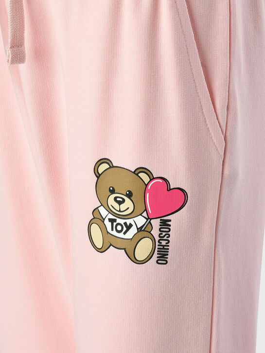 Спортивный костюм розового цвета Moschino | Фото 6