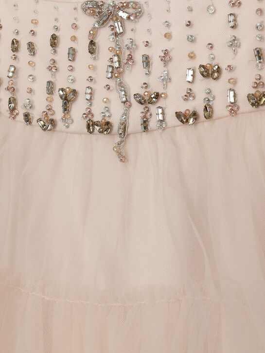 Платье с рукавами-фонариками, розовое Maison Ava | Фото 3