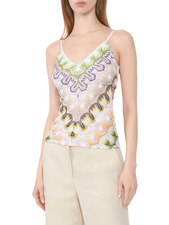 Топ на бретелях с орнаментом Missoni | Фото 4