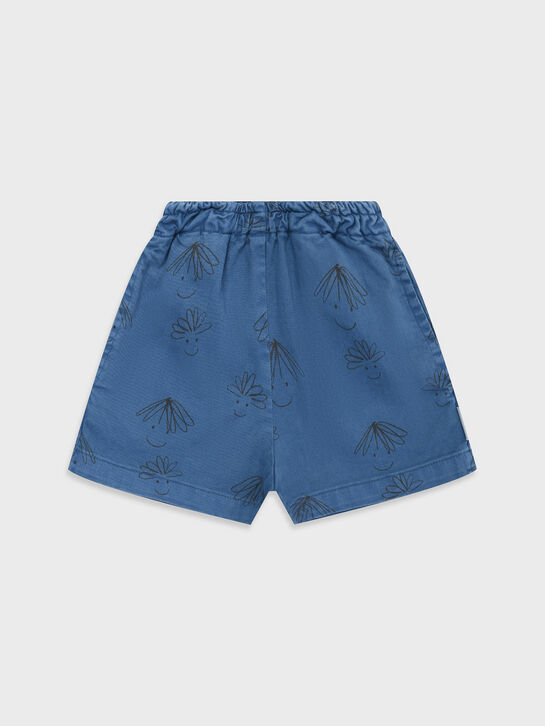 Шорты с принтом &quot;рожицы&quot; Weekend house kids | Фото 1