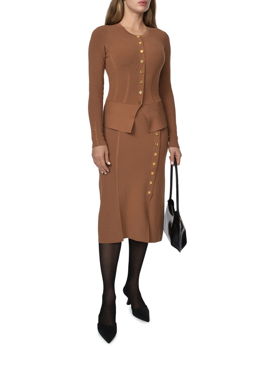 Юбка с декоративными пуговицами Elisabetta Franchi | Фото 2