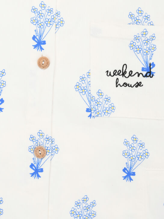 Куртка с принтом &quot;букеты&quot; Weekend house kids | Фото 4