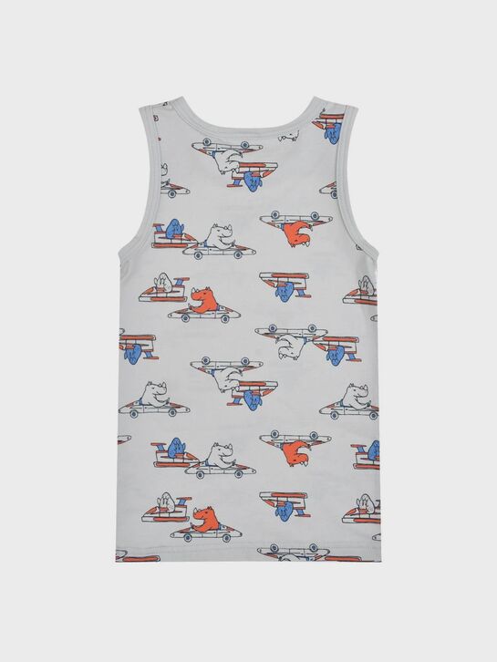 Майка принт &quot;носороги в машинах&quot; Sanetta | Фото 2