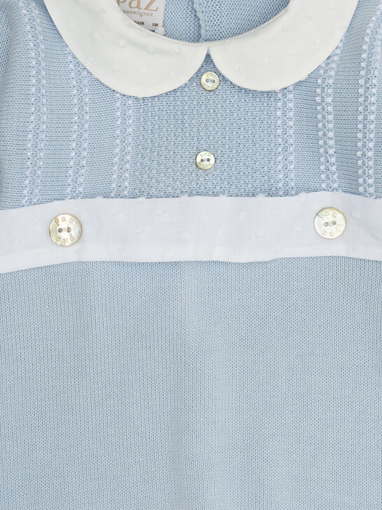 Комбинезон с белым воротником, голубой Paz Rodriguez | Фото 3
