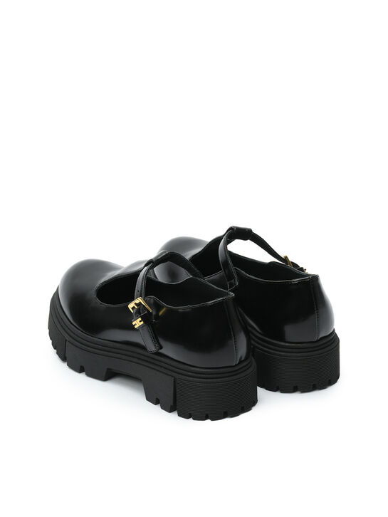 Туфли лаковые черные Elisabetta Franchi | Фото 4