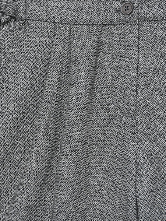 Шорты в елочку, серые IL Gufo | Фото 3