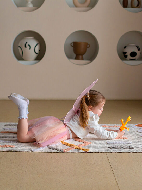 Хлопковый ковер Lillaland Dreams of Geometry 80х230 см  | Фото 2