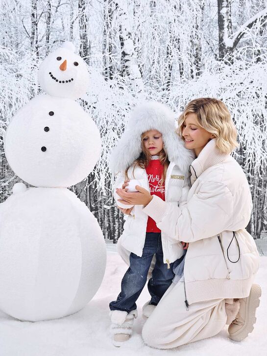 Джинсы широкие, синие Ermanno Scervino | Фото 2