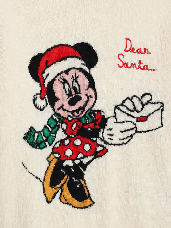 Джемпер с декором &quot;Минни Маус&quot; Saint Barth | Фото 3