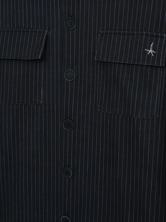 Рубашка в полоску с накладными карманами AT.P.CO | Фото 3