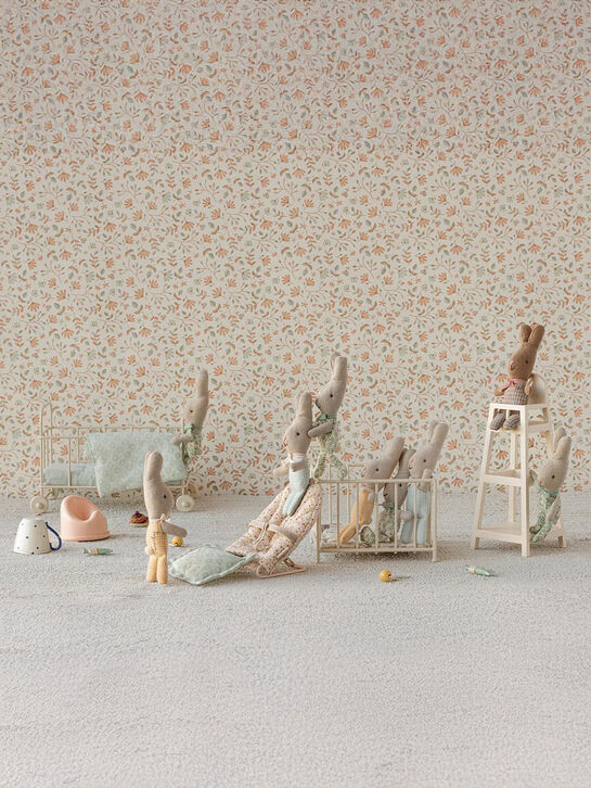 Игрушка Мой Кролик, желтый в клеточку Maileg | Фото 2