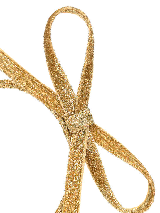 Ободок с бантом, золотой Eirene | Фото 3