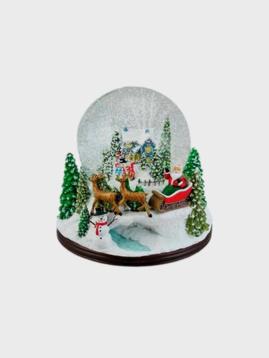 Снежный шар &quot;Зимний дом&quot; Musicboxworld | Фото 1