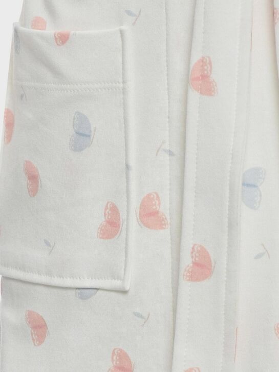 Халат с принтом &quot;бабочки&quot; Sanetta | Фото 3