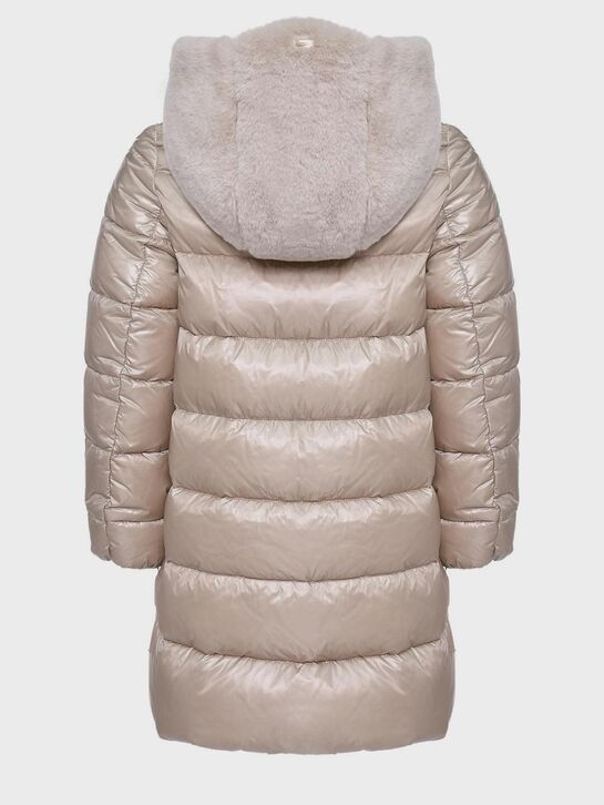 Пальто с меховым капюшоном Herno | Фото 2