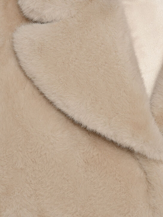 Шуба из эко-меха Monnalisa | Фото 4