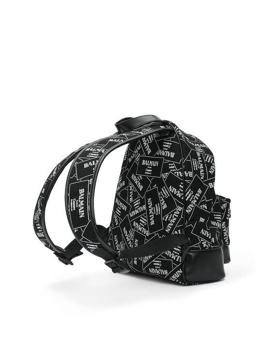 Рюкзак со сплошным лого, черный Balmain | Фото 2