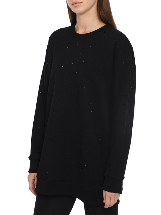 Платье-свитшот со стразами  Flashin | Фото 3