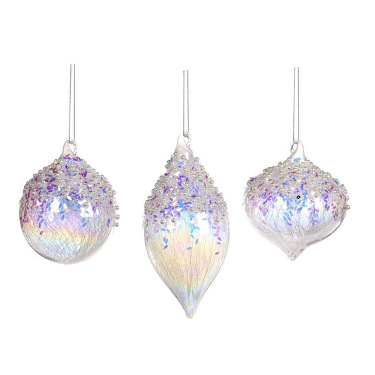 Шар &quot;PEARL&quot;, 8см, белый Goodwill | Фото 1