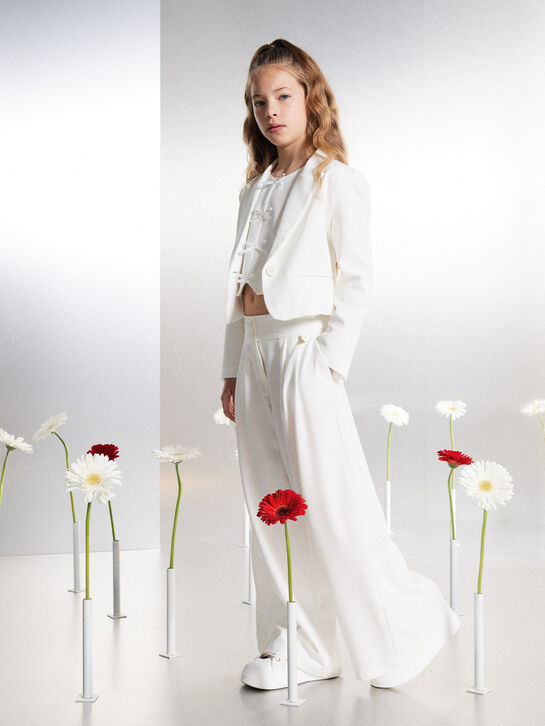 Топ с бантиками, белый Patrizia Pepe | Фото 2