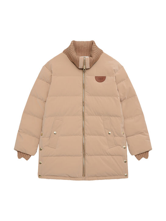 Куртка стеганая с пуговицами по бокам Chloe | Фото 1