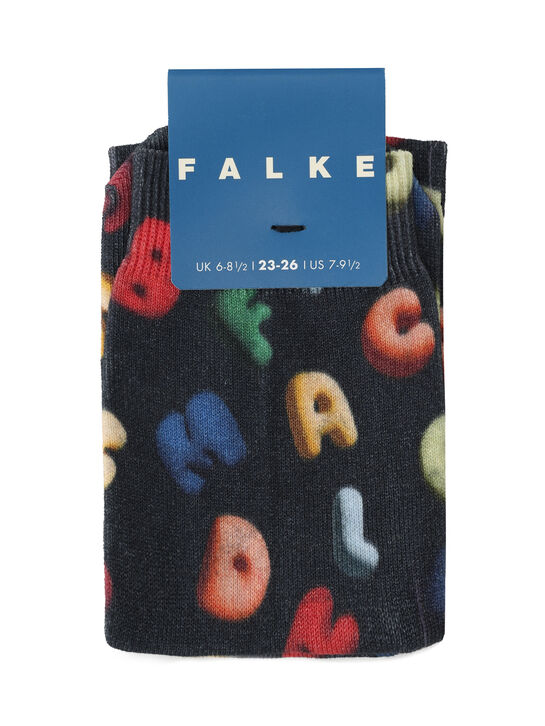 Носки с буквами, темно-синие Falke | Фото 1