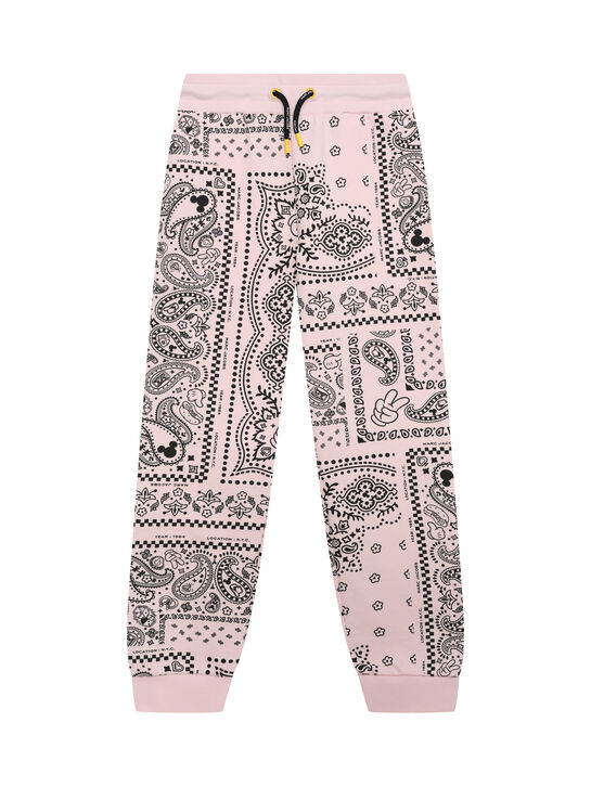 Спортивные брюки с принтом &quot;Микки Маус&quot;, розовые Marc Jacobs | Фото 1