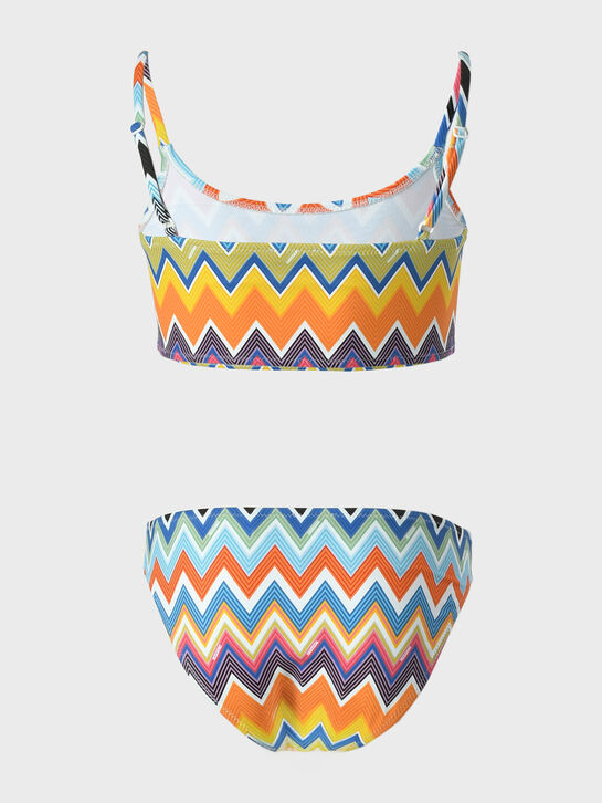 Раздельный купальник с принтом &quot;зигзаг&quot; Missoni | Фото 2