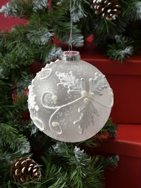 Шар 3D с жемчужинами, 10 см, белый, 2 вида Goodwill | Фото 4