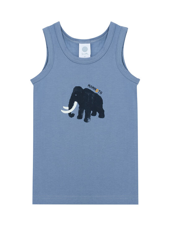 Майка с принтом &quot;мамонт&quot; Sanetta | Фото 1