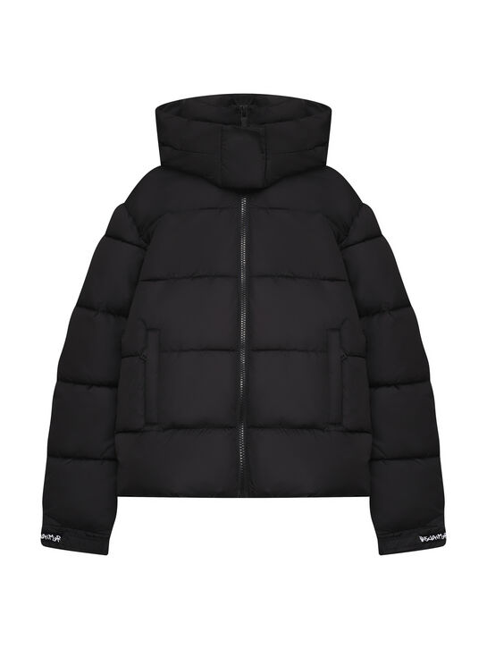 Куртка стеганая, черная Disclaimer | Фото 1