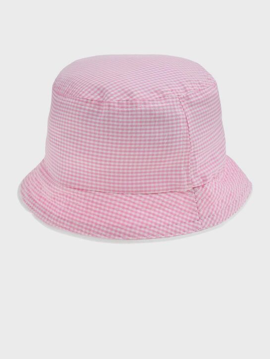 Панама в мелкую клетку, розовая Catya | Фото 2