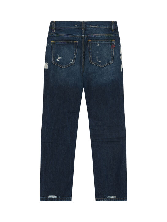 Джинсы с разрезами, синие Diesel | Фото 2