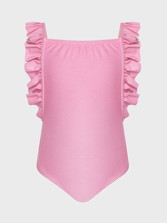 Купальник с рюшами, розовый The New Society | Фото 1