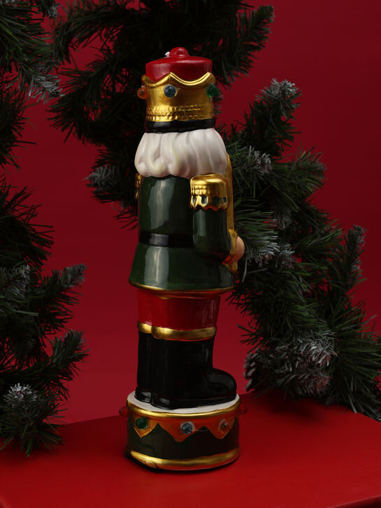 Новогодний сувенир &quot;Щелкунчик&quot;, керамика, 25,5 см Musicboxworld | Фото 3