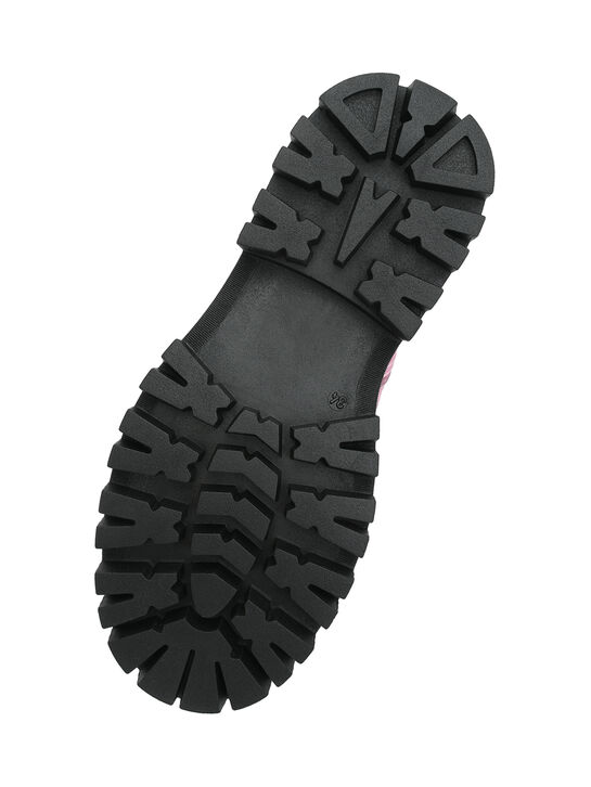 Ботинки с бантом, розовые Moschino | Фото 5