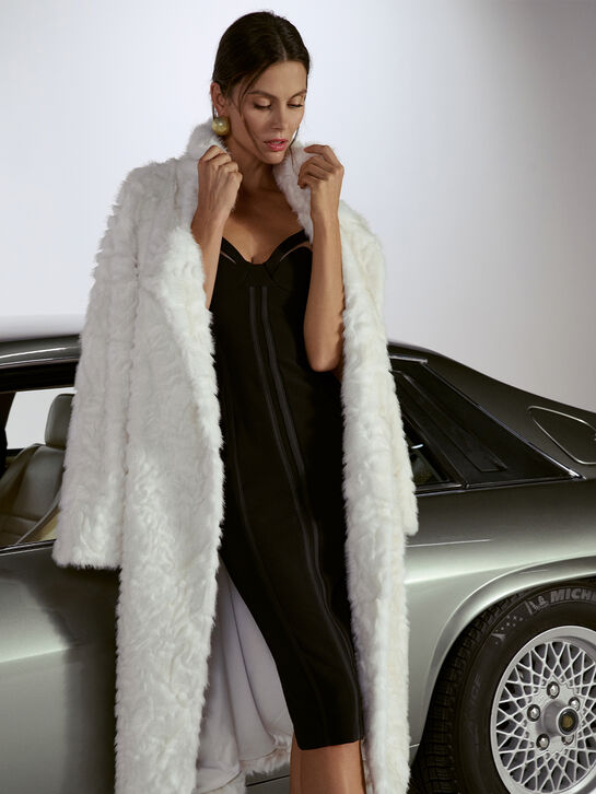 Платье с вырезами, черное Elisabetta Franchi | Фото 3