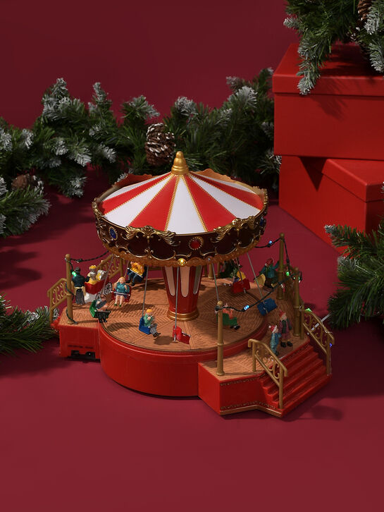 Новогодний сувенир &quot;Карусель&quot; с адаптером, 36x29x27 см Timstor | Фото 4