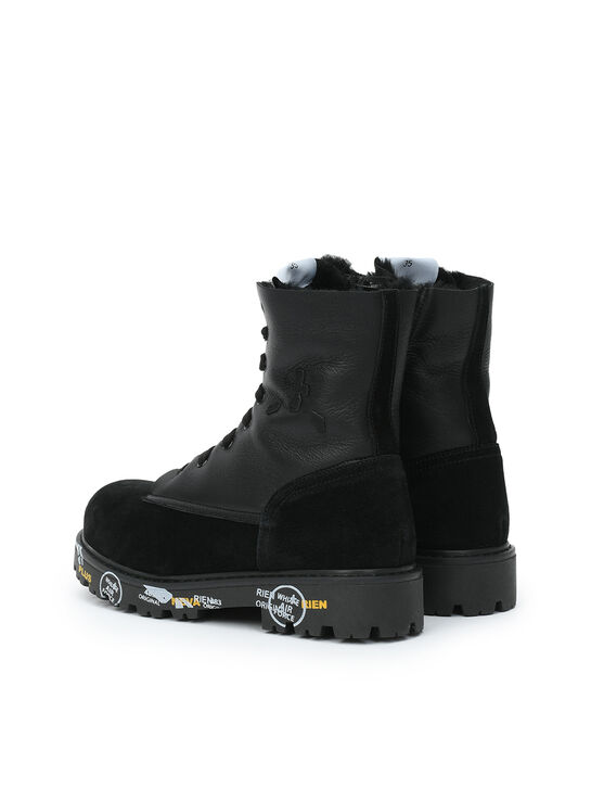 Ботинки замшевые с лого на подошве Premiata | Фото 3