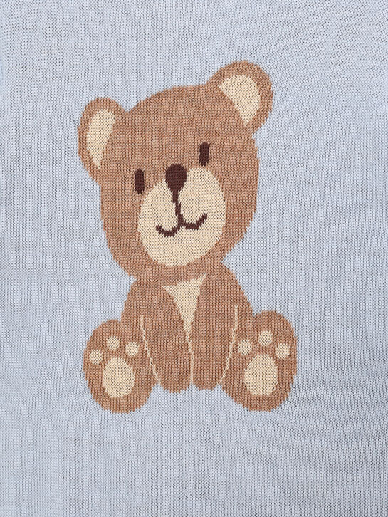 Комбинезон вязаный, принт мишка Maglificio di Verona | Фото 3