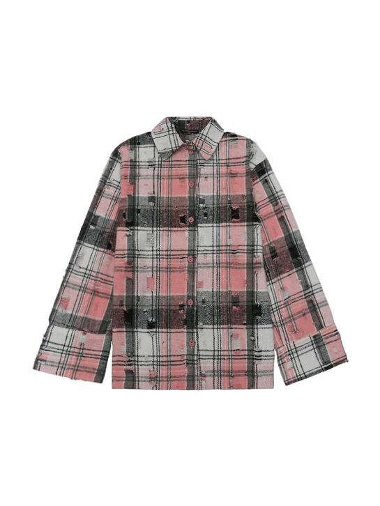 Рубашка oversize в клетку Dan Maralex | Фото 1