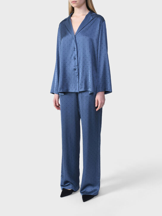 Комплект: жакет+брюки с мелкими стразами Flashin | Фото 9