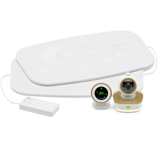 Видеоняня с двойным монитором дыхания Baby RV1800SP2 и повышенной дальностью, 3 в 1 Ramili | Фото 1