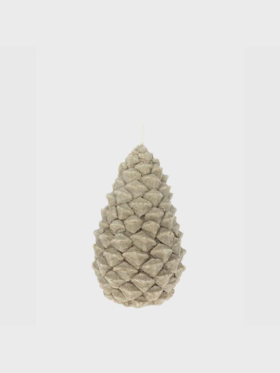 Свеча фигурная шишка бежевая средняя 250г Bougies La Francaise | Фото 1