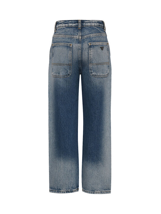 Джинсы с потертостями Emporio Armani | Фото 2