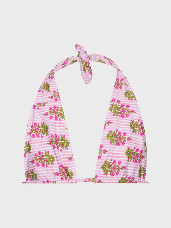 Купальник в полоску с цветочным принтом Saint Barth | Фото 2