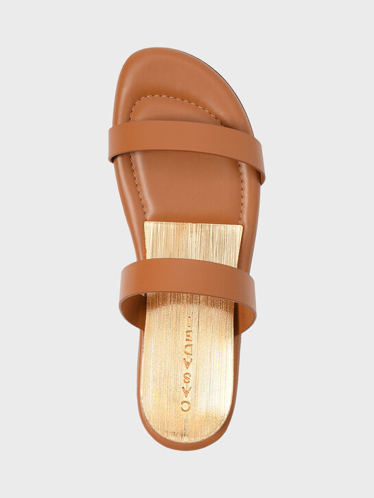 Сандалии Zep Blade, коричневые Casadei | Фото 4