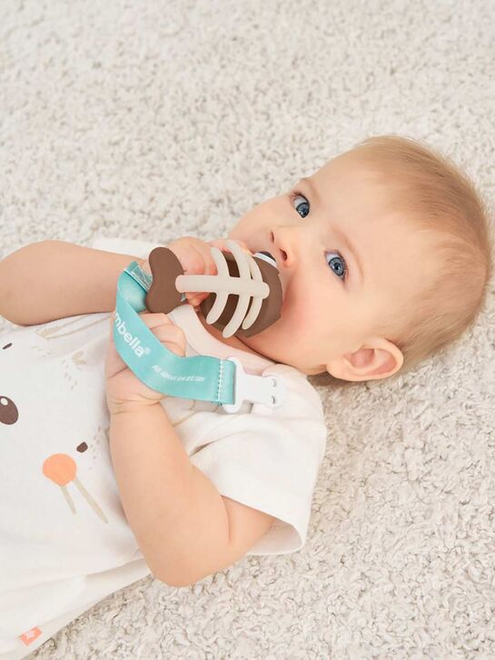 Прорезыватель Рыбка, силиконовый, кофейный Mombella | Фото 5